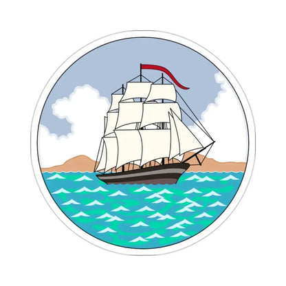 Badge of British Guiana (1875–1906) STICKER Vinyl Die-Cut Decal 2 Inch - The Sticker Space