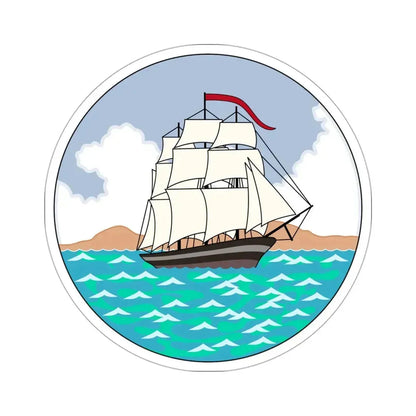 Badge of British Guiana (1875–1906) STICKER Vinyl Die-Cut Decal 3 Inch - The Sticker Space