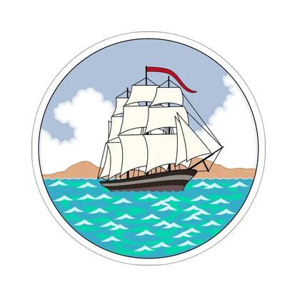 Badge of British Guiana (1875–1906) STICKER Vinyl Die-Cut Decal 4 Inch - The Sticker Space