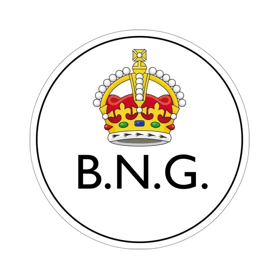 Badge of British New Guinea (1888-1906) STICKER Vinyl Die-Cut Decal 5 Inch - The Sticker Space