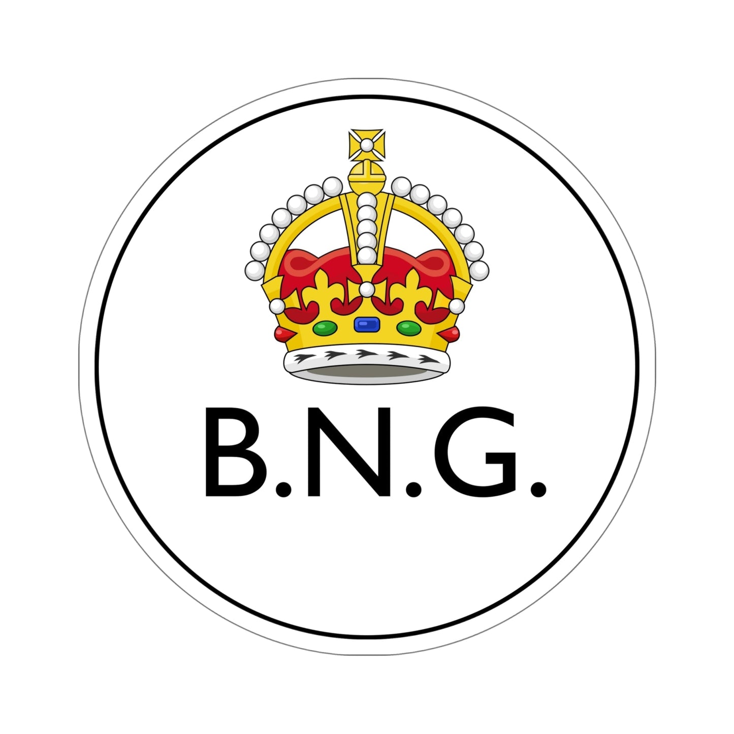 Badge of British New Guinea (1888-1906) STICKER Vinyl Die-Cut Decal-6 Inch-The Sticker Space