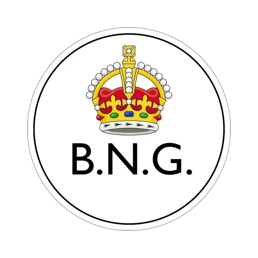 Badge of British New Guinea (1888-1906) STICKER Vinyl Die-Cut Decal 6 Inch - The Sticker Space
