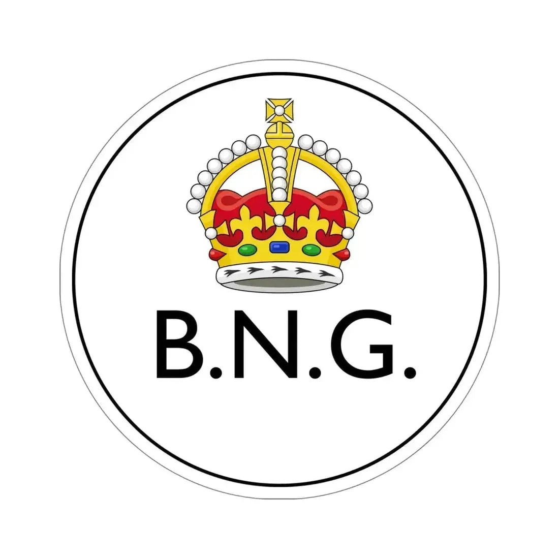 Badge of British New Guinea (1888-1906) STICKER Vinyl Die-Cut Decal - The Sticker Space