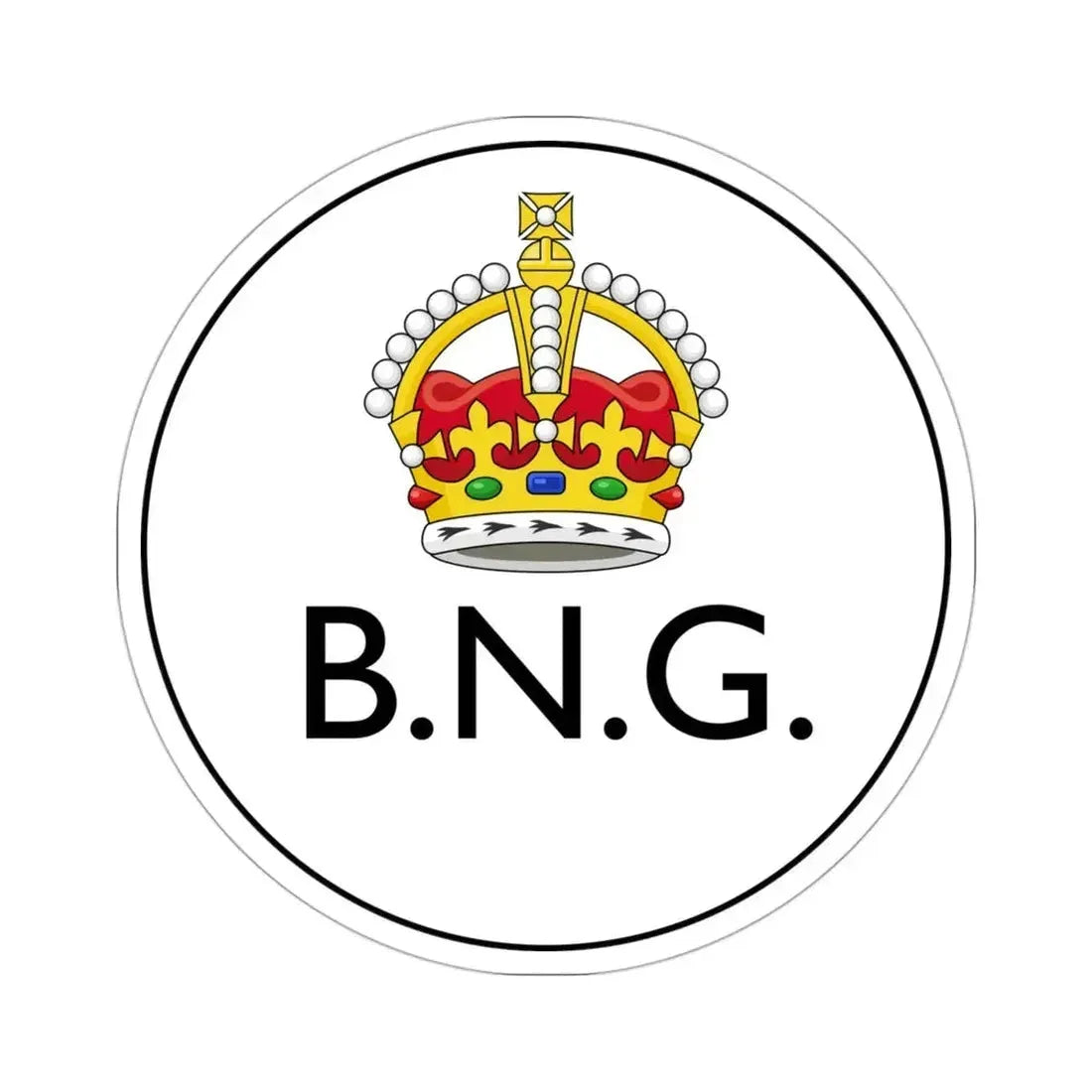 Badge of British New Guinea (1888-1906) STICKER Vinyl Die-Cut Decal - The Sticker Space