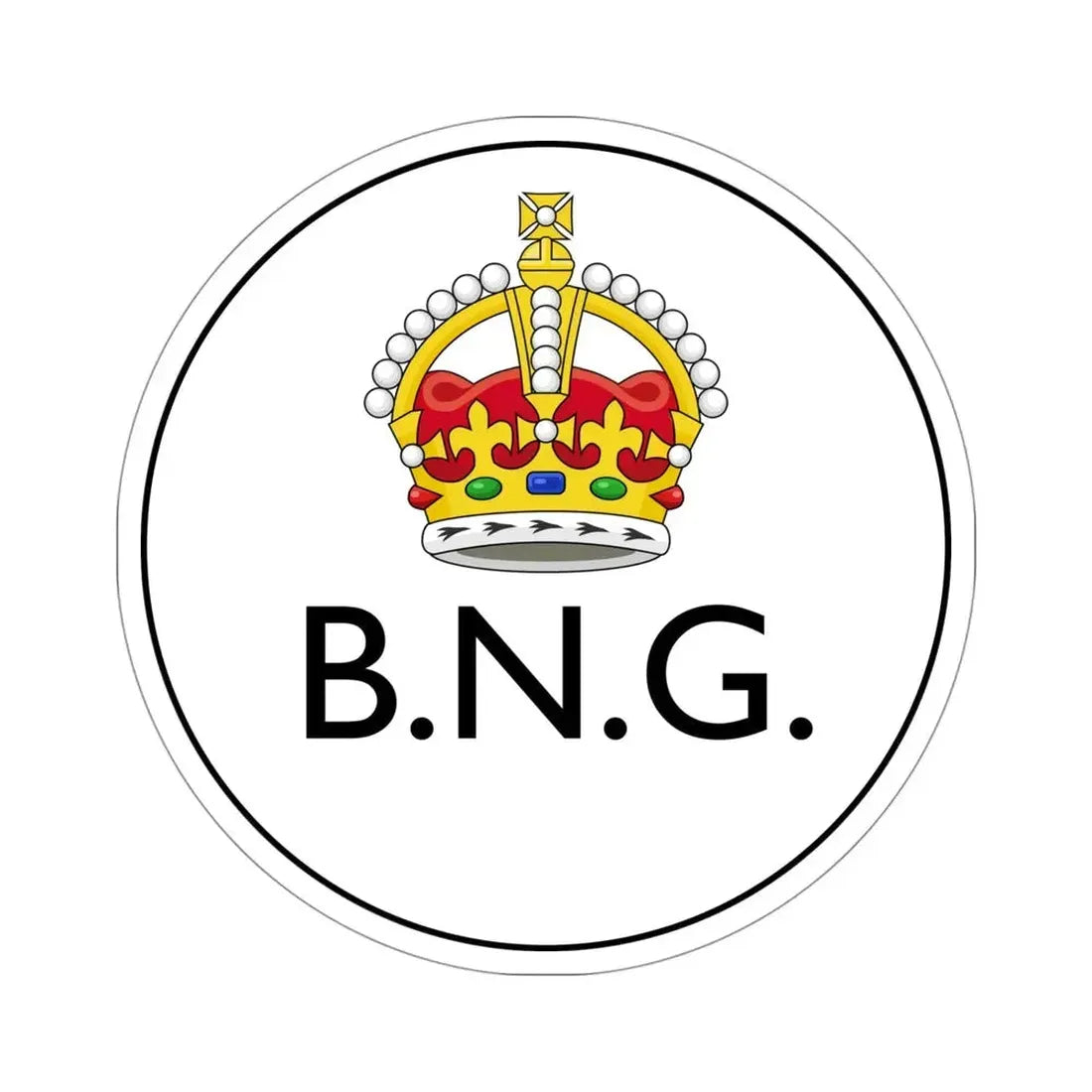 Badge of British New Guinea (1888-1906) STICKER Vinyl Die-Cut Decal - The Sticker Space