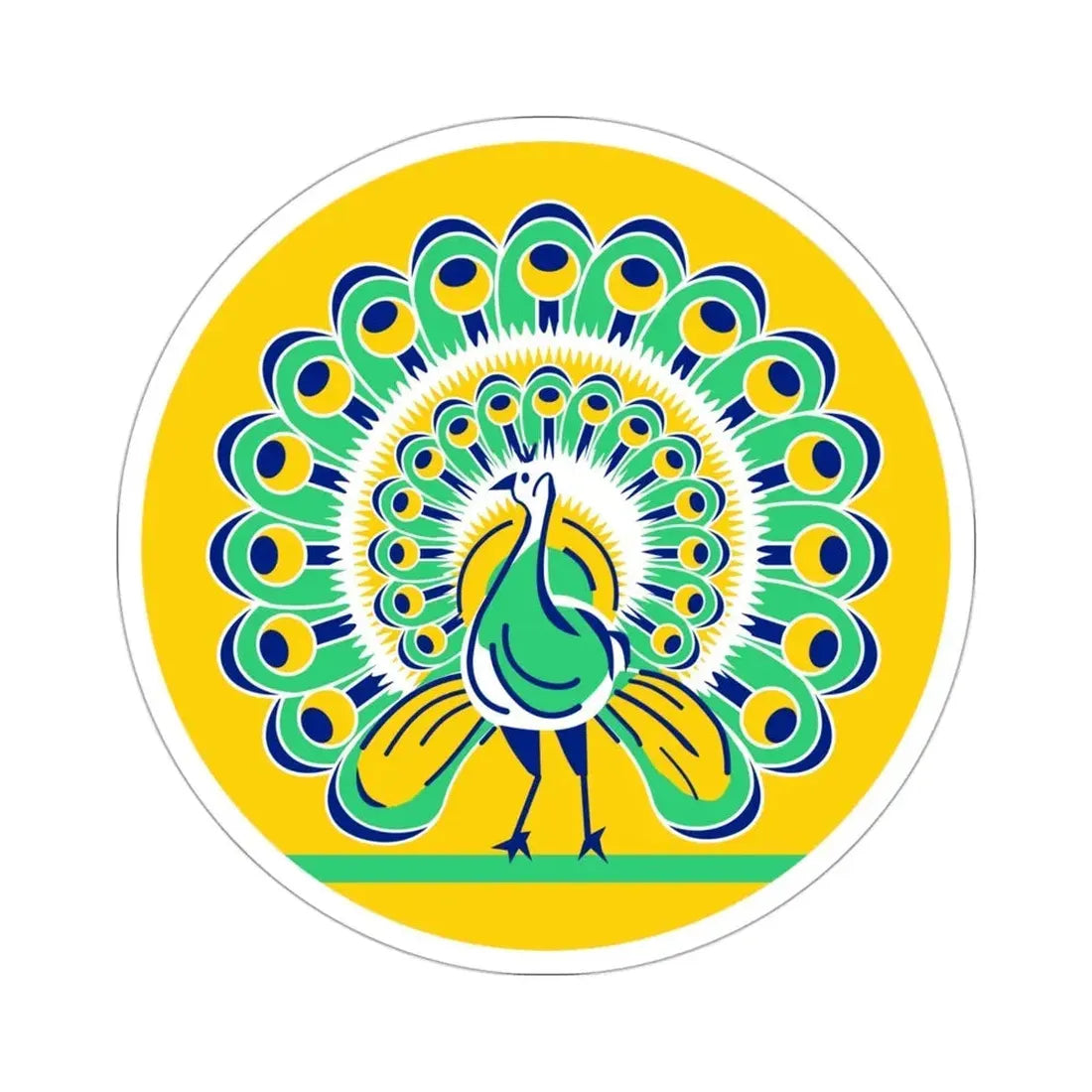 Badge of Burma (1939–1948) STICKER Vinyl Die-Cut Decal 3 Inch - The Sticker Space