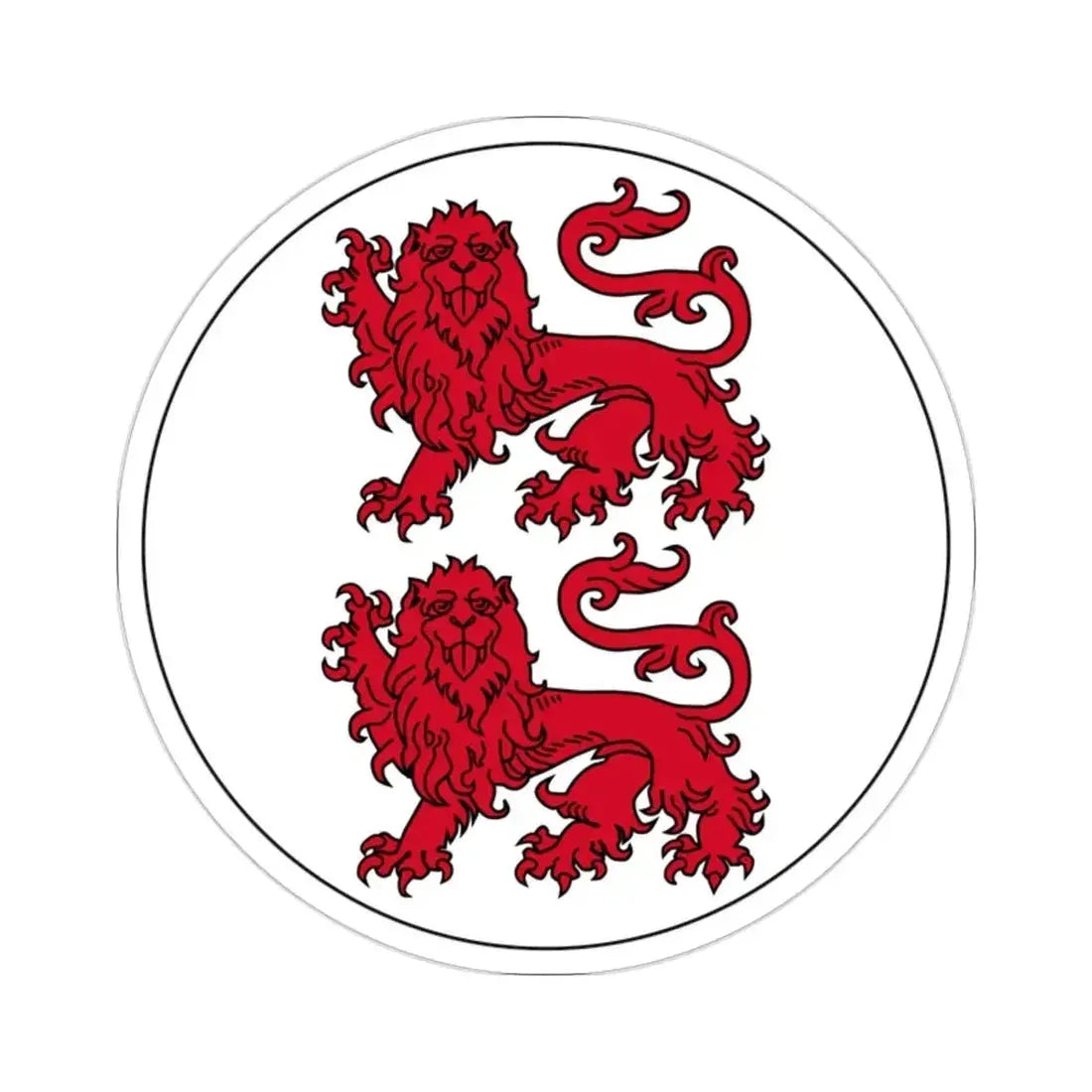 Badge of Cyprus (1905–1960) STICKER Vinyl Die-Cut Decal 2 Inch - The Sticker Space