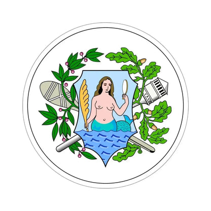 Badge of Fiji (1875–1883) STICKER Vinyl Die-Cut Decal 5 Inch - The Sticker Space