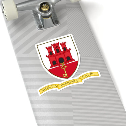 Badge of Gibraltar (Spain) (Coat of Arms) STICKER Vinyl Kiss-Cut Decal - The Sticker Space