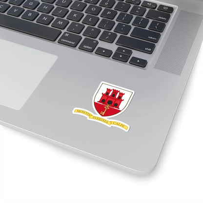 Badge of Gibraltar (Spain) (Coat of Arms) STICKER Vinyl Kiss-Cut Decal - The Sticker Space