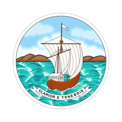 Badge of Grenada (1903–1967) STICKER Vinyl Die-Cut Decal - The Sticker Space