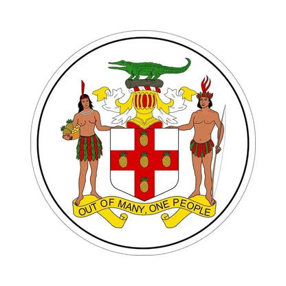 Badge of Jamaica (1962) STICKER Vinyl Die-Cut Decal 6 Inch - The Sticker Space