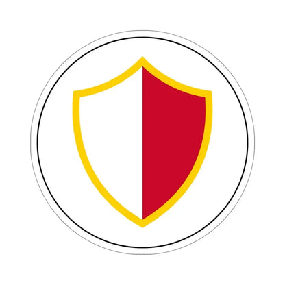 Badge of Malta (1898–1943) STICKER Vinyl Die-Cut Decal 5 Inch - The Sticker Space