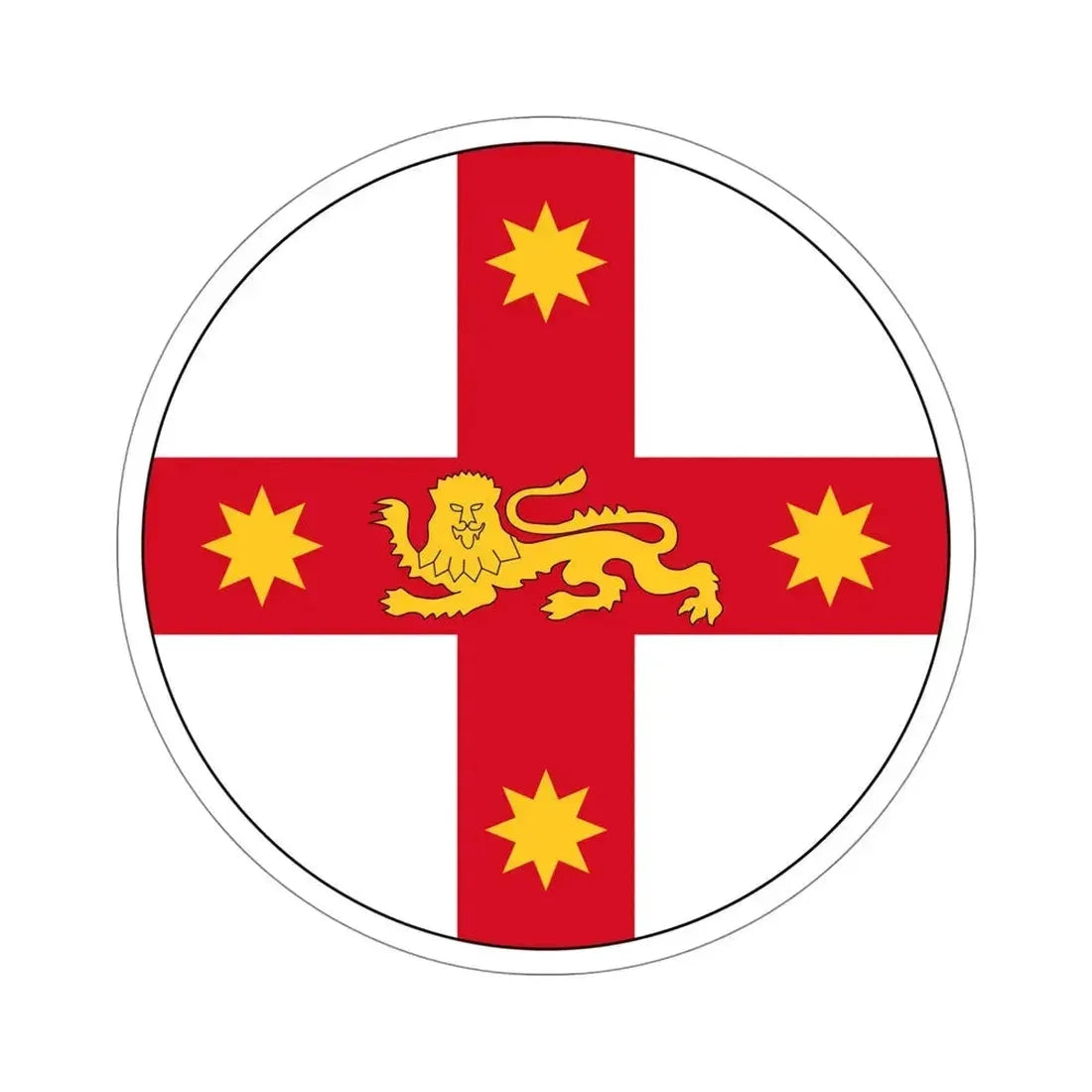Badge of New South Wales STICKER Vinyl Die-Cut Decal 5 Inch - The Sticker Space