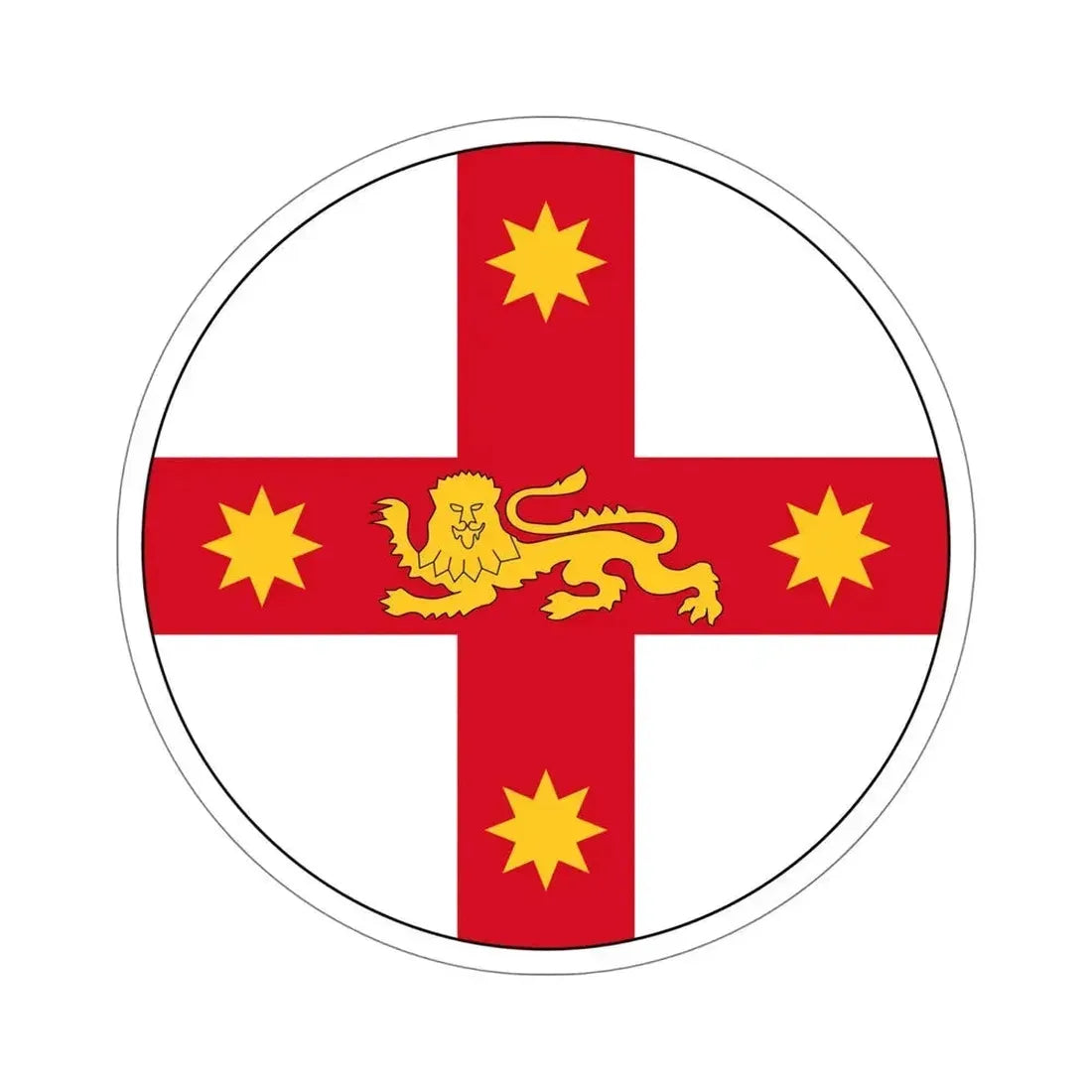 Badge of New South Wales STICKER Vinyl Die-Cut Decal 6 Inch - The Sticker Space