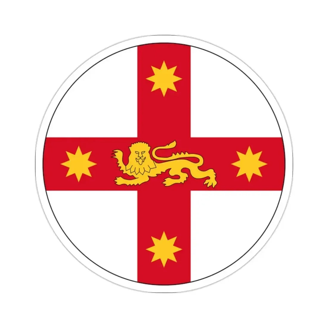 Badge of New South Wales STICKER Vinyl Die-Cut Decal - The Sticker Space
