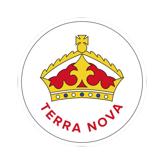 Badge of Newfoundland 1870-1904 (Canada) (Coat of Arms) STICKER Vinyl Kiss-Cut Decal 2 Inch White - The Sticker Space