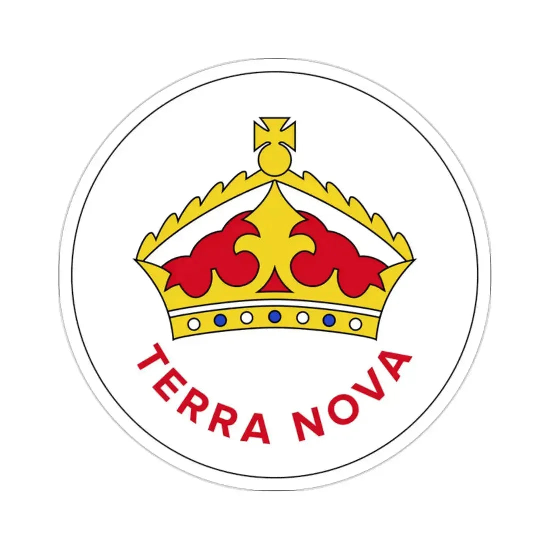 Badge of Newfoundland (1870–1904) STICKER Vinyl Die-Cut Decal 2 Inch - The Sticker Space