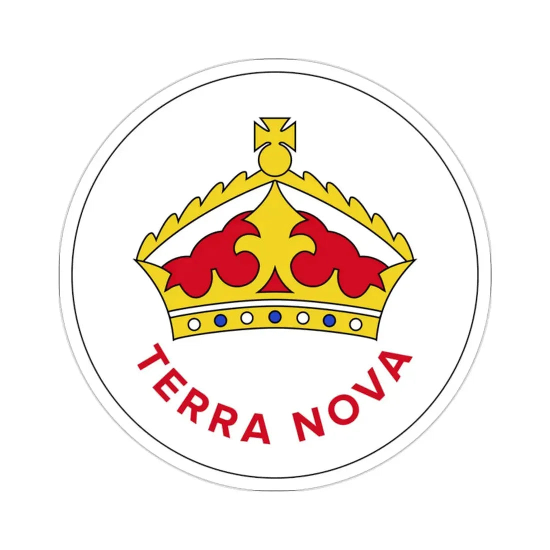 Badge of Newfoundland (1870–1904) STICKER Vinyl Die-Cut Decal 2 Inch - The Sticker Space