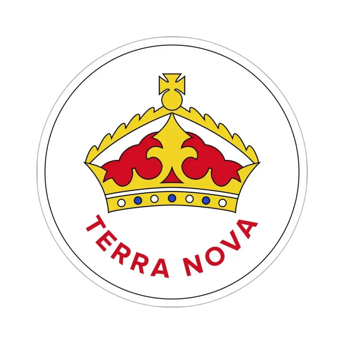 Badge of Newfoundland (1870–1904) STICKER Vinyl Die-Cut Decal 3 Inch - The Sticker Space