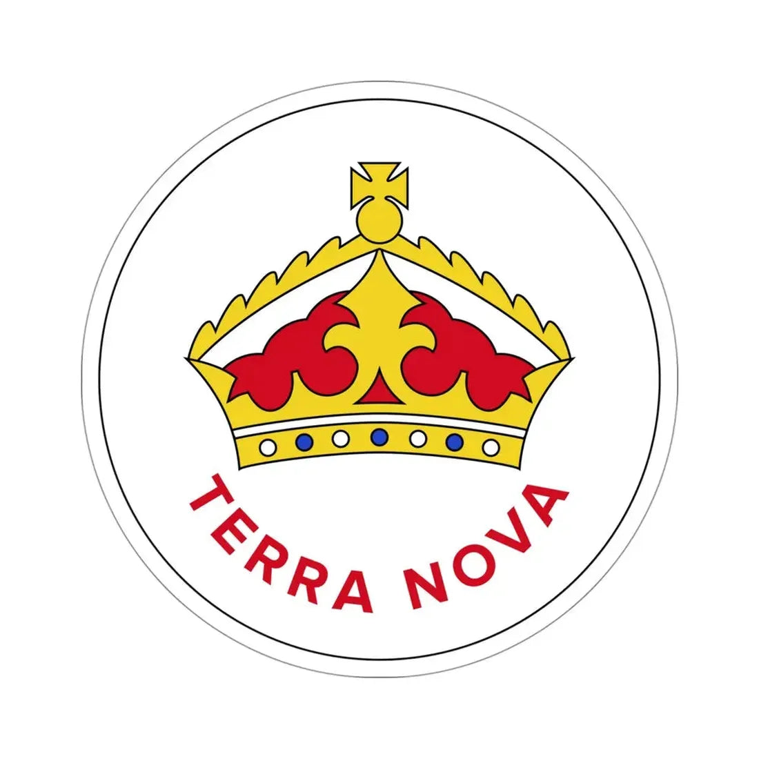 Badge of Newfoundland (1870–1904) STICKER Vinyl Die-Cut Decal 4 Inch - The Sticker Space