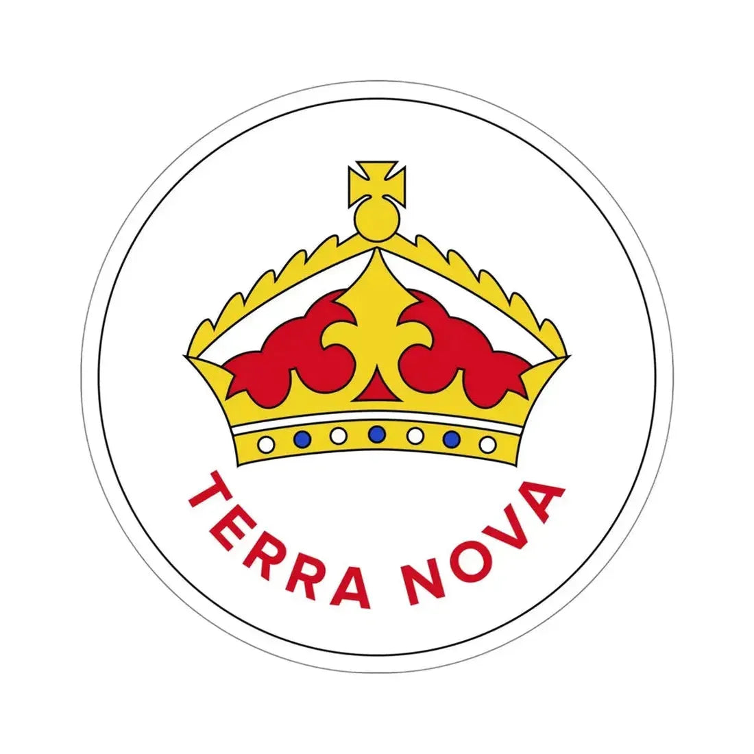 Badge of Newfoundland (1870–1904) STICKER Vinyl Die-Cut Decal 5 Inch - The Sticker Space