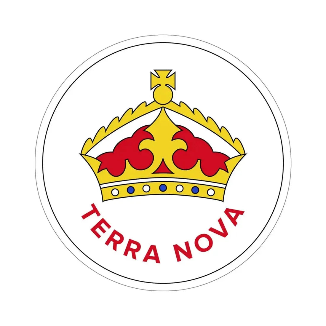 Badge of Newfoundland (1870–1904) STICKER Vinyl Die-Cut Decal 5 Inch - The Sticker Space