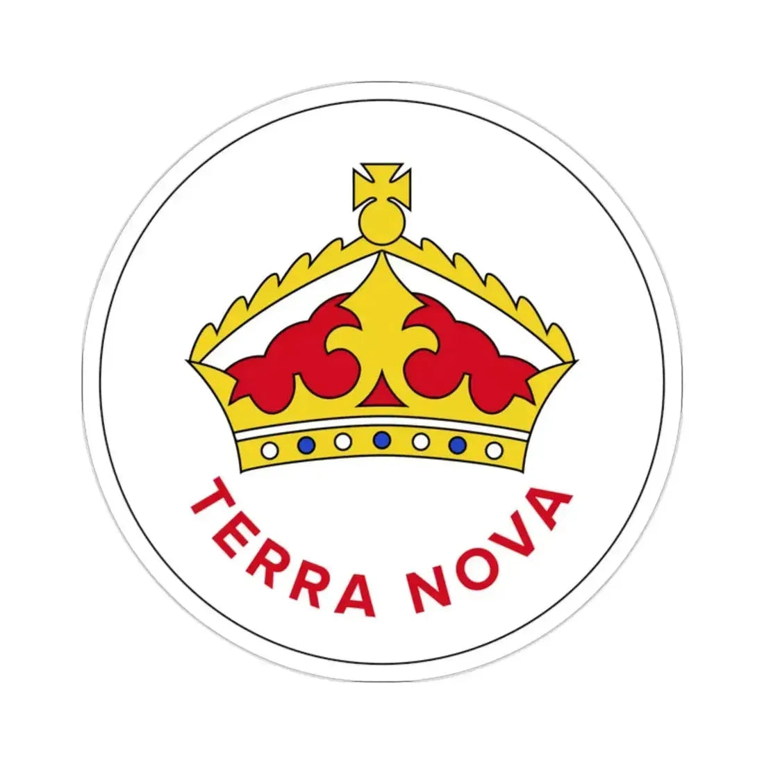 Badge of Newfoundland (1870–1904) STICKER Vinyl Die-Cut Decal - The Sticker Space