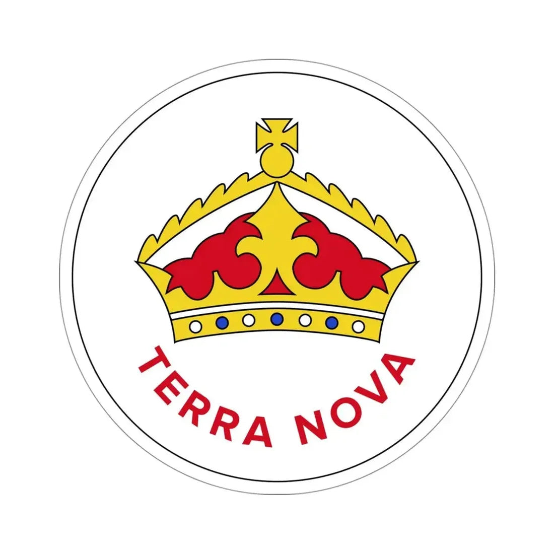 Badge of Newfoundland (1870–1904) STICKER Vinyl Die-Cut Decal - The Sticker Space