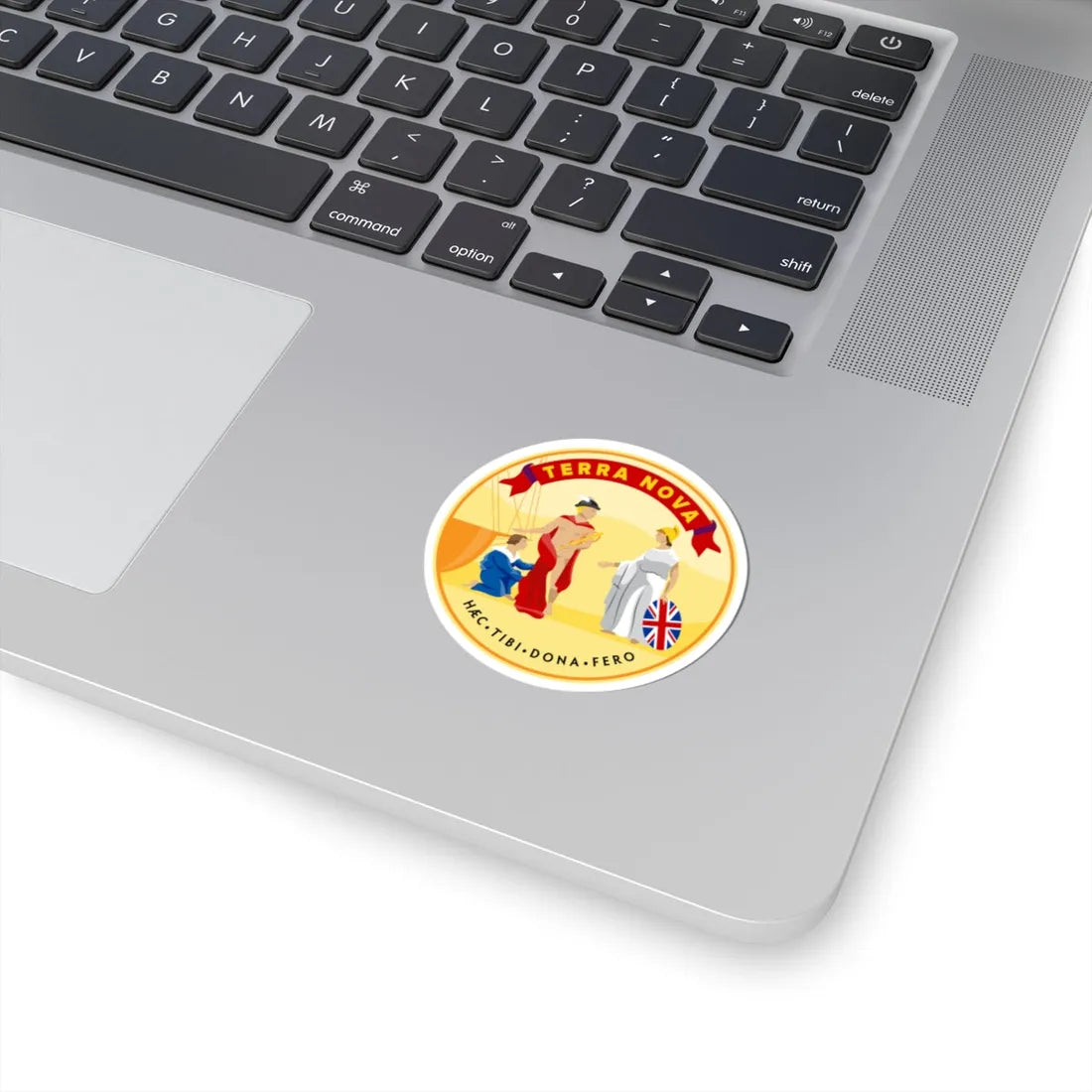 Badge of Newfoundland 1904-1987 (Canada) (Coat of Arms) STICKER Vinyl Kiss-Cut Decal - The Sticker Space