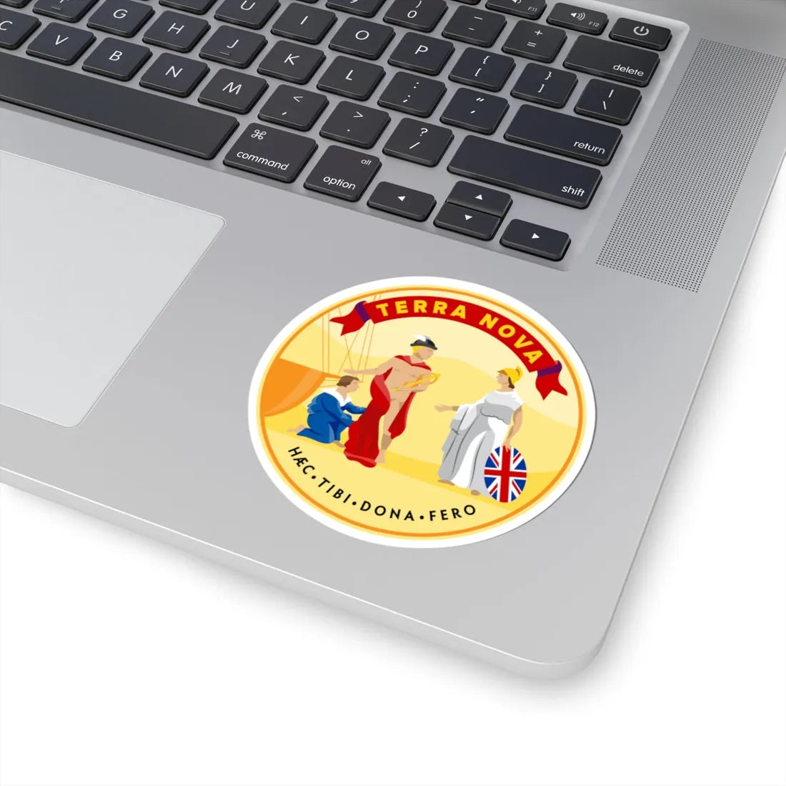 Badge of Newfoundland 1904-1987 (Canada) (Coat of Arms) STICKER Vinyl Kiss-Cut Decal - The Sticker Space