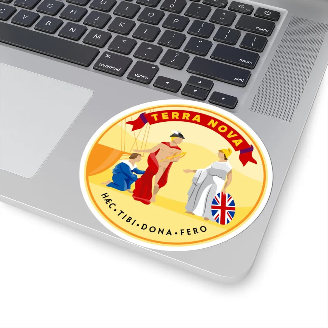 Badge of Newfoundland 1904-1987 (Canada) (Coat of Arms) STICKER Vinyl Kiss-Cut Decal - The Sticker Space
