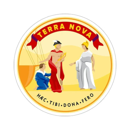 Badge of Newfoundland (1904–1987) STICKER Vinyl Die-Cut Decal - The Sticker Space