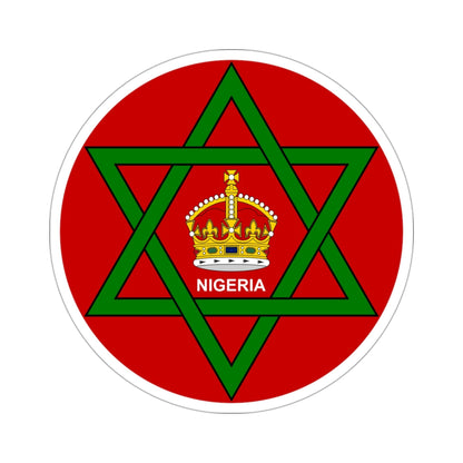 Badge of Nigeria (1914–1952) STICKER Vinyl Die-Cut Decal-3 Inch-The Sticker Space