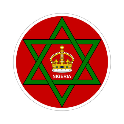 Badge of Nigeria (1914–1952) STICKER Vinyl Die-Cut Decal-4 Inch-The Sticker Space