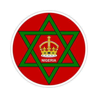 Badge of Nigeria (1914–1952) STICKER Vinyl Die-Cut Decal-5 Inch-The Sticker Space