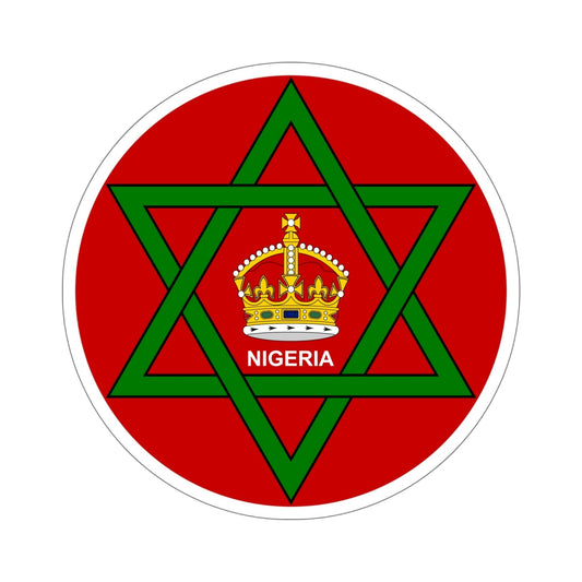 Badge of Nigeria (1914–1952) STICKER Vinyl Die-Cut Decal-6 Inch-The Sticker Space