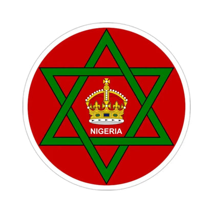 Badge of Nigeria (1914–1952) STICKER Vinyl Die-Cut Decal 2 Inch - The Sticker Space