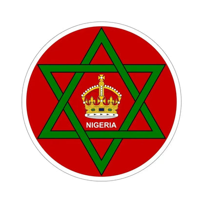 Badge of Nigeria (1914–1952) STICKER Vinyl Die-Cut Decal - The Sticker Space