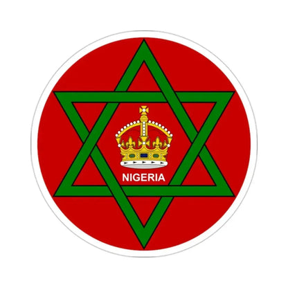Badge of Nigeria (1914–1952) STICKER Vinyl Die-Cut Decal - The Sticker Space
