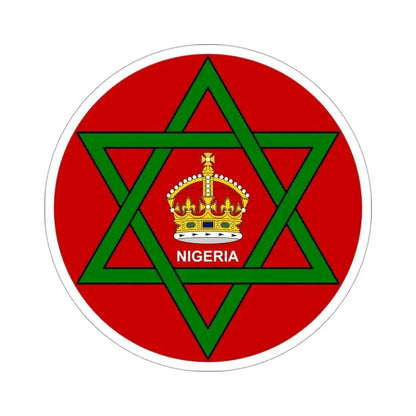 Badge of Nigeria (1914–1952) STICKER Vinyl Die-Cut Decal - The Sticker Space
