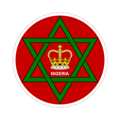 Badge of Nigeria (1952–1960) STICKER Vinyl Die-Cut Decal-3 Inch-The Sticker Space