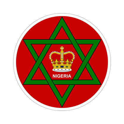 Badge of Nigeria (1952–1960) STICKER Vinyl Die-Cut Decal-4 Inch-The Sticker Space