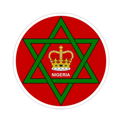 Badge of Nigeria (1952–1960) STICKER Vinyl Die-Cut Decal 2 Inch - The Sticker Space