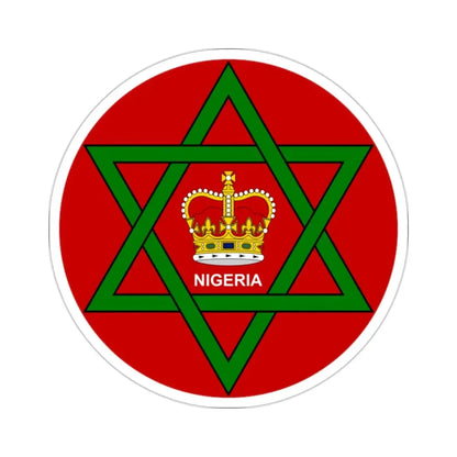 Badge of Nigeria (1952–1960) STICKER Vinyl Die-Cut Decal 2 Inch - The Sticker Space