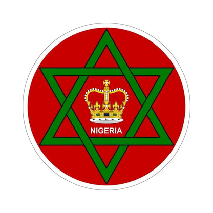 Badge of Nigeria (1952–1960) STICKER Vinyl Die-Cut Decal - The Sticker Space