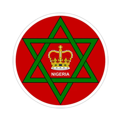 Badge of Nigeria (1952–1960) STICKER Vinyl Die-Cut Decal - The Sticker Space
