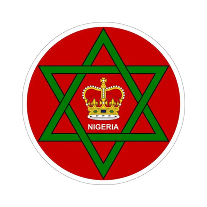 Badge of Nigeria (1952–1960) STICKER Vinyl Die-Cut Decal - The Sticker Space