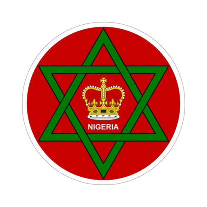 Badge of Nigeria (1952–1960) STICKER Vinyl Die-Cut Decal - The Sticker Space