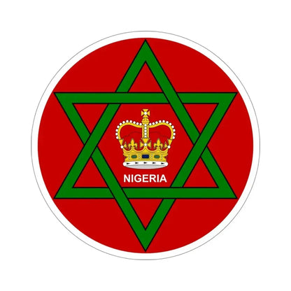 Badge of Nigeria (1952–1960) STICKER Vinyl Die-Cut Decal - The Sticker Space